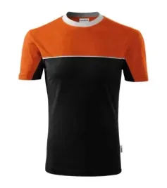 wzmocniona-koszulka-dwukolorowa-pomaranczowa-bawelna-jersey-colormix-xl
