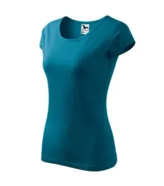 dopasowana-koszulka-damska-t-shirt-bawelniana-pure-122-petrol-blue-m