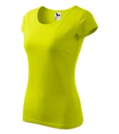 dopasowana-koszulka-damska-t-shirt-bawelniana-pure-122-limetkowa-s