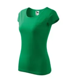 dopasowana-koszulka-damska-t-shirt-bawelniana-pure-122-zielona-l