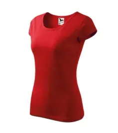 dopasowana-koszulka-damska-t-shirt-bawelniana-pure-122-czerwona-xl