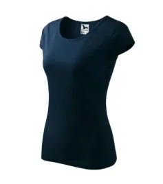 dopasowana-koszulka-damska-t-shirt-bawelniana-pure-122-granatowa-m
