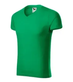 koszulka-meska-t-shirt-slim-fit-v-neck-180-g-m-malfini-zielona-l