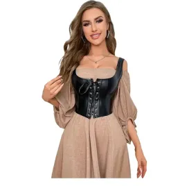 czarny-gotycki-skorzany-gorset-ekoskora-steampunk-3xl-xxxl