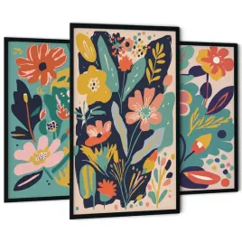 zestaw-3-obrazy-do-salonu-sypialni-sciane-tryptyk-boho-kwiaty-abstrakcja
