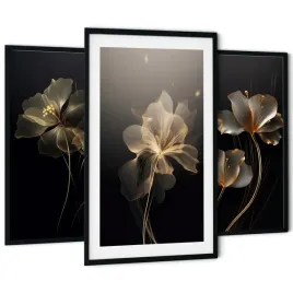 zestaw-3-obrazy-do-salonu-sypialni-sciane-tryptyk-kwiaty-flowers-gold-zlote