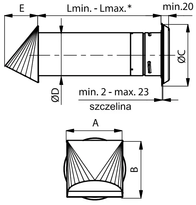 kanal-okragly-darco-150-mm
