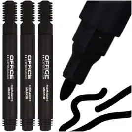 marker-permanentny-office-products-czarny-pisak-okragly-wodoodporny-3-szt