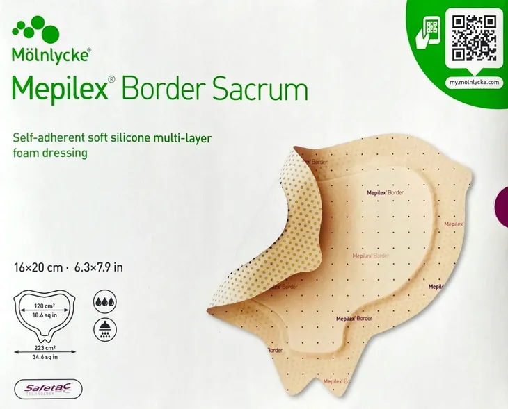 Mölnlycke - Mepilex Border Sacrum - 16 x 20cm - 5szt.