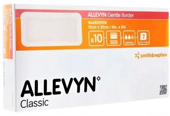 Smith Nephew ALLEVYN Gentle Border 10 x 20cm 10szt.