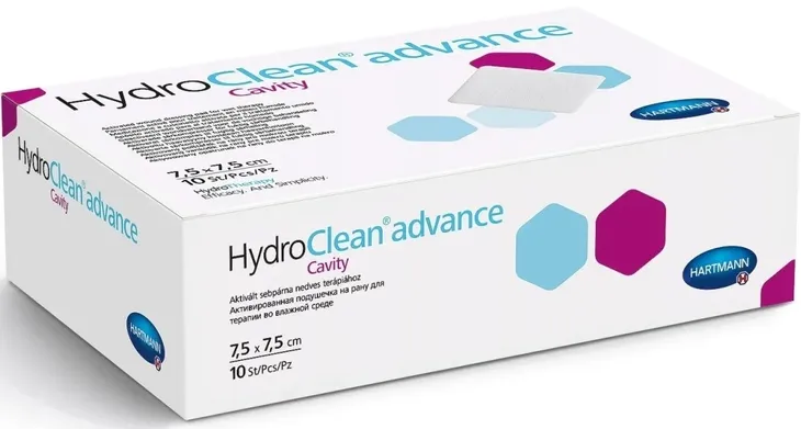 HARTMANN HydroClean advance Cavity 7,5 x 7,5cm 10szt.