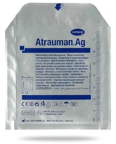 HARTMANN - Atrauman Ag - 5 x 5 cm - 1 szt.