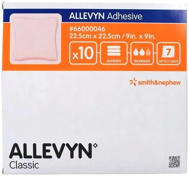 Smith Nephew ALLEVYN Adhesive 22,5 x 22,5cm 10szt.
