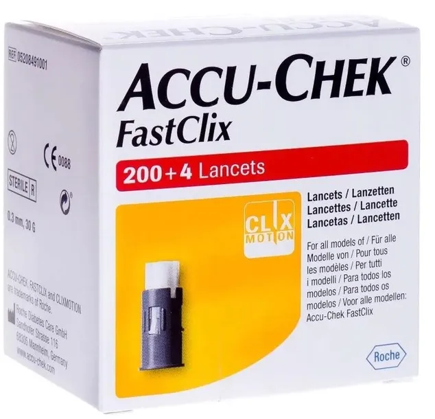 Accu-Chek Fastclix 204 szt. lancety
