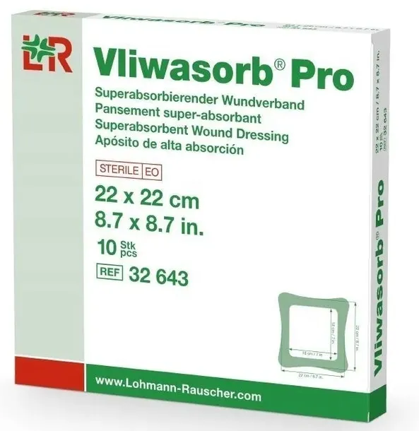 L&R - Vliwasorb Pro - 22 x 22 cm 10szt.