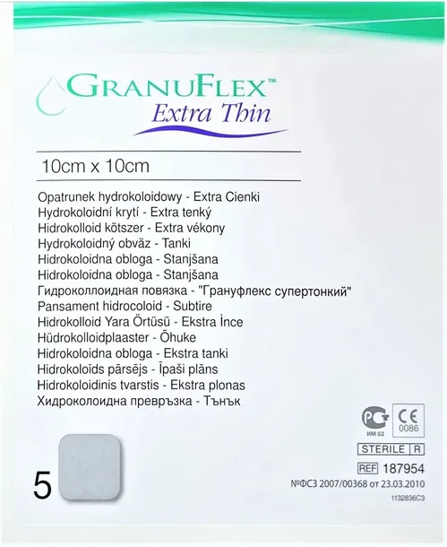 ConvaTec - GranuFlex Extra Thin 10cm x 10cm 5szt.