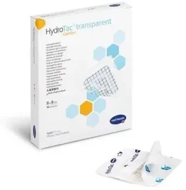 hartmann-hydrotac-transparent-comfort-8x8cm-10szt