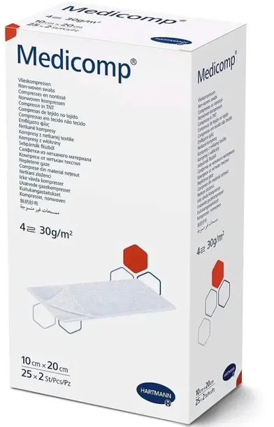 HARTMANN - Medicomp 10 x 20cm, 25 x2szt. jałowy 4w