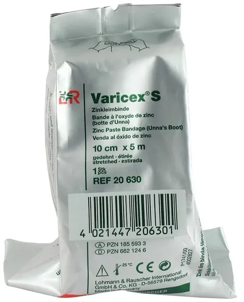 L&R Varicex S - 10cmx5m opaska z pastą cynkową