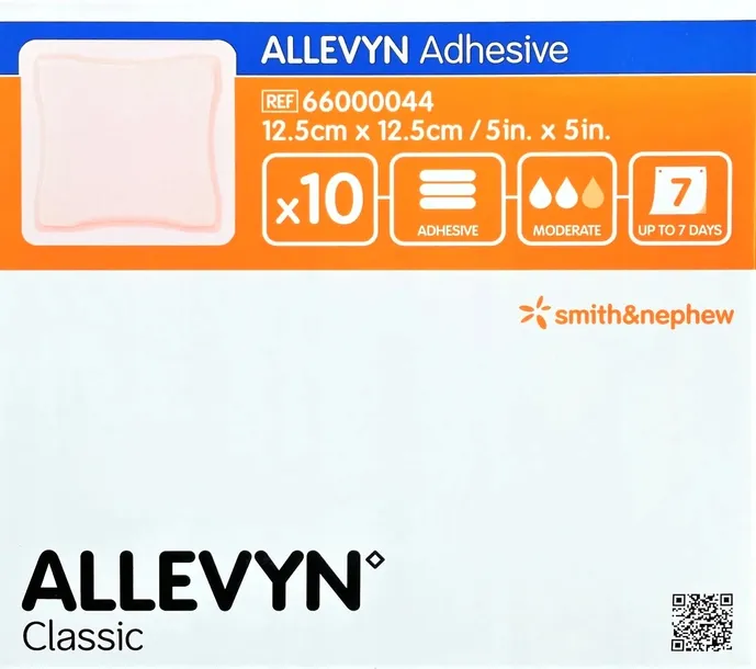 Smith Nephew ALLEVYN Adhesive 12,5 x 12,5cm 10szt.