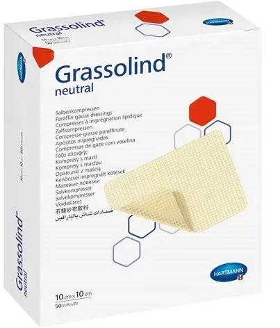 Hartmann - Grassolind - 10 cm x 10 cm, 50szt.