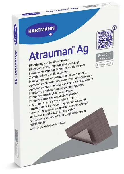 HARTMANN - Atrauman Ag - 5 x 5 cm - 10 szt.