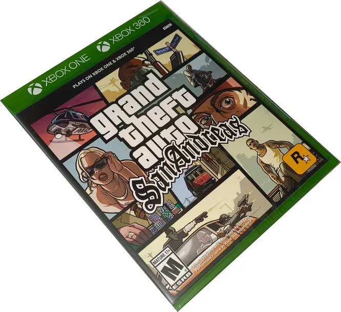 GTA GRAND THEF AUTO SAN ANDREAS / NOWA / ANG / XBOX 360 / XBOX ONE