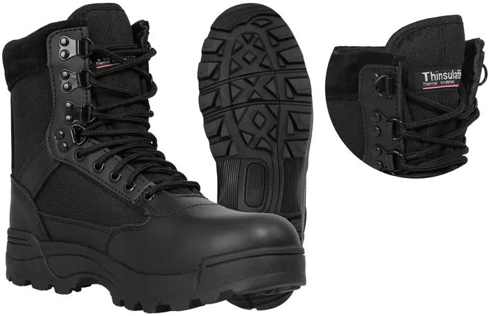 BUTY TAKTYCZNE WOJSKOWE OCHRONA SECURITY BRANDIT Trekkingowe Czarne 45