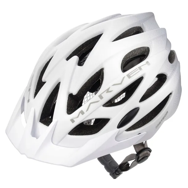 Kask rowerowy Meteor Marven M 55-58cm biały/szary