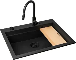 pyramis-zlewozmywak-granitowy-siros-67x515-1b-black-edition-bateria-idea