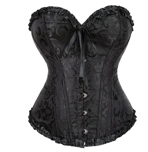 MODELUJĄCY SYLWETKĘ WYSZCZUPLAJĄCY WZORZYSTY GORSET 3XL