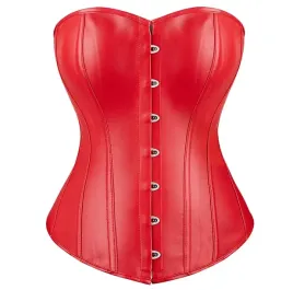 czerwony-skorzany-gorset-wyszczuplajacy-talie-modelujacy-ekoskora-xl