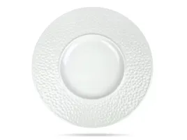 talerz-plytki-30-cm-bialy-hammering-porcelana-lubiana
