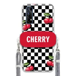 etui-do-realme-7-uchwyt-sznurek-szachownica-kratka-cherry-trendy-wisnia
