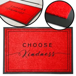 wycieraczka-wejsciowa-monochrom-czerwona-pod-drzwi-napis-choose-kindness-wz