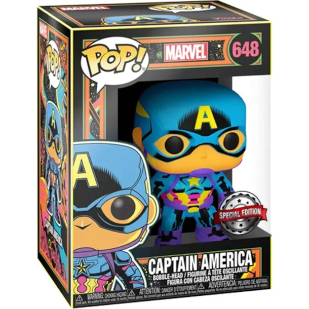 FUNKO POP! MARVEL SPECIAL EDITION BOBBLE-HEAD FIGURKA CAPTAIN AMERICA 648