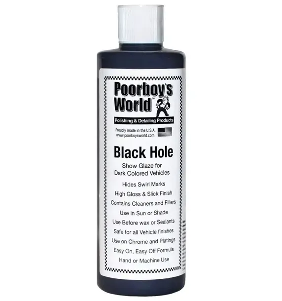 Poorboy's Black Hole Glaze 473ml - POLITURA DO CIEMNYCH LAKIERÓW