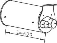 tlumik-srodkowy-din49396