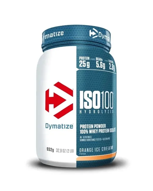 DYMATIZE ISO 100 932G HYDROLIZAT BIAŁKO LODY POMARAŃCZOWE WPI WPH