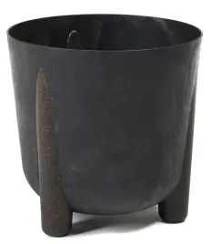 doniczka-okragla-frida-180-eco-recycled-czarny-beton