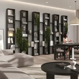 regal-na-ksiazki-biblioteczka-witryna-meble-do-salonu-biura-forteca-czarny