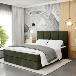 lozko-kontynentalne-160x200-tapicerowane-podwojne-z-materacem-khaki