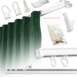 karnisz-sufitowy-szyna-sufitowa-pojedyncza-biala-agrafki-zabki-150-cm