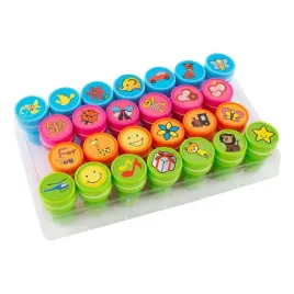 pieczatki-stempelki-z-emoty-zwierzatka-26szt-z-tuszem-kreatywne