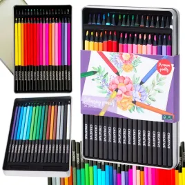 zestaw-kredek-36-szt-olowkowych-profesjonalnych-w-metalowym-upakowaniu-etui