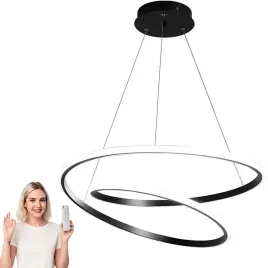 lampa-wiszaca-czarna-zyrandol-led-modern-2-ring-60-cm-pilot-3-kolory-loft