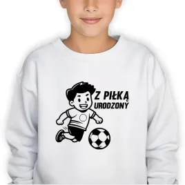 bluza-dziecieca-biala-prezent-dla-pilkarza-fana-pilki-z-pilka-urodzony-140