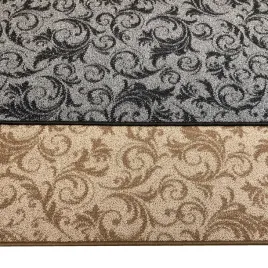 dywan-petelka-100x150-barok-kwiaty-styl-retro-bez-braz-szary-grafit