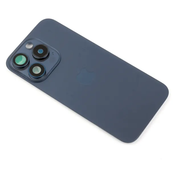 Klapka baterii panel tylny z oczkiem do iPhone 15 Pro, Blue Titanium