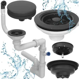 syfon-do-zlewu-jednokomorowego-oszczedzajacy-miejsce-czarny-przyscienny-2w1